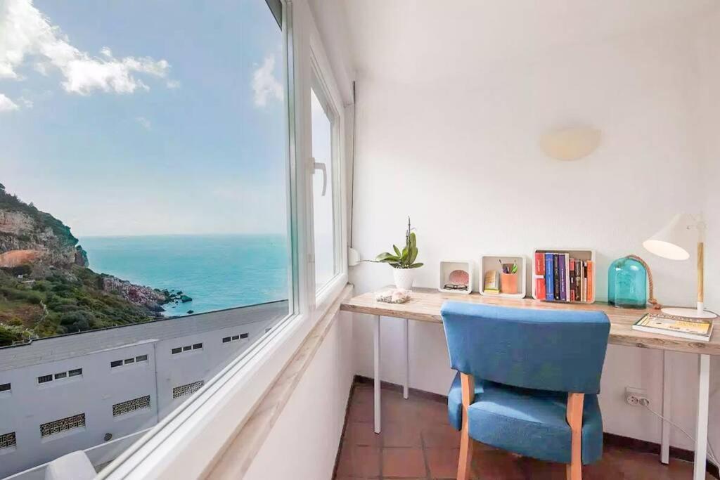 Appartement Estúdio vista mar com A/C e acesso privado à praia à Sesimbra Extérieur photo