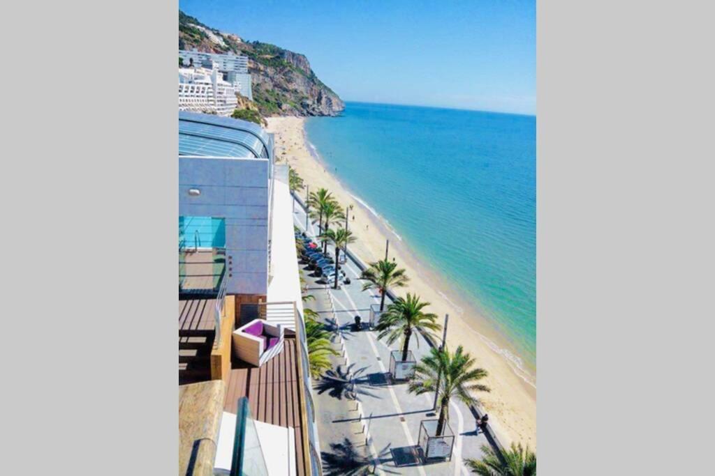 Appartement Estúdio vista mar com A/C e acesso privado à praia à Sesimbra Extérieur photo